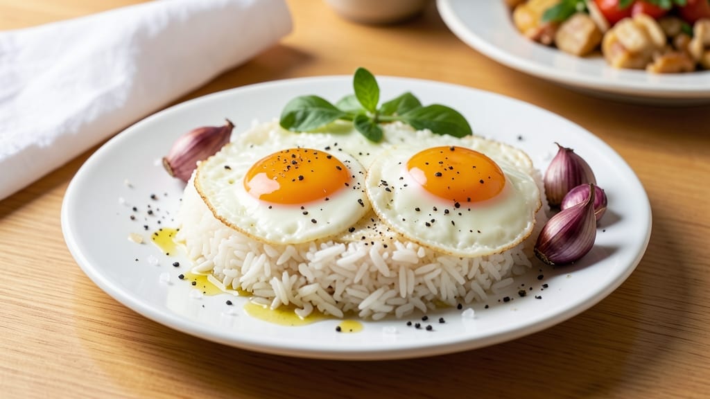 Simple Sipo Egg Recipe Ingredients: Silky-Smooth Yolk and Crispy Rice Fusion