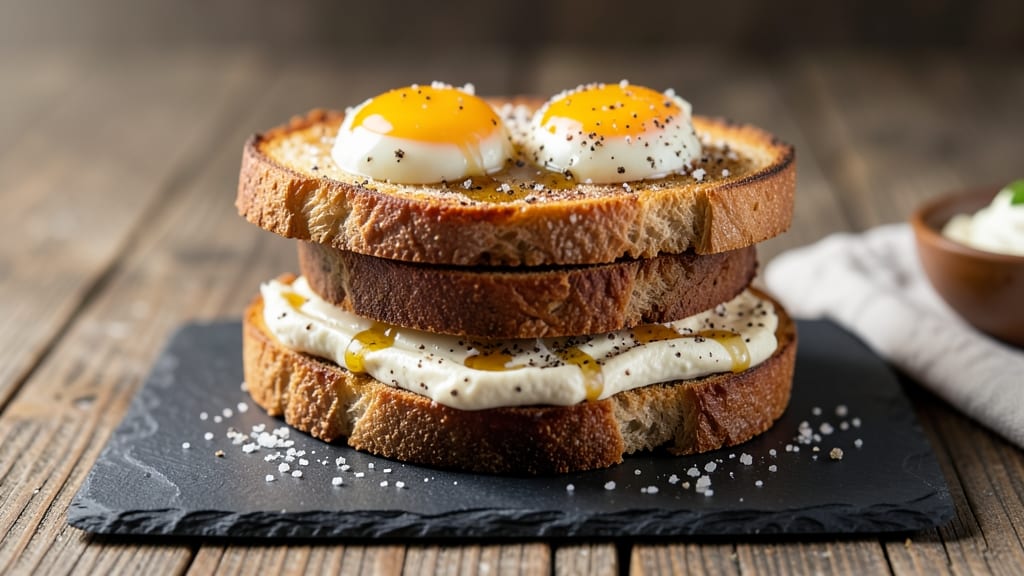 Truffle Egg Sandwich Recipe: Luxurious Bite With Crispy Toast and Rich Yolk