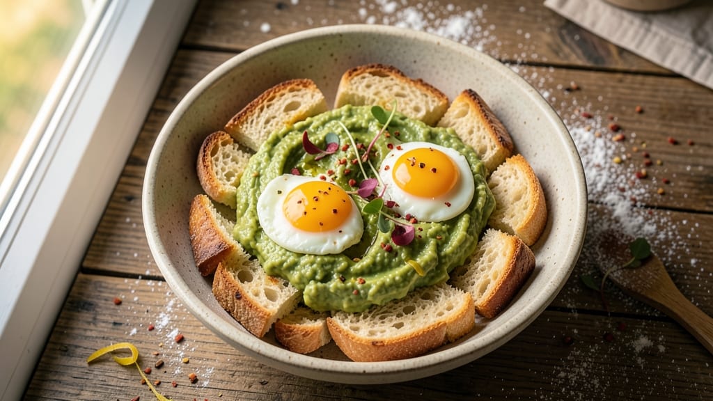 Avocado and Egg Bread Recipe: Crispy-Topped Breakfast Sandwiches in 15 Minutes