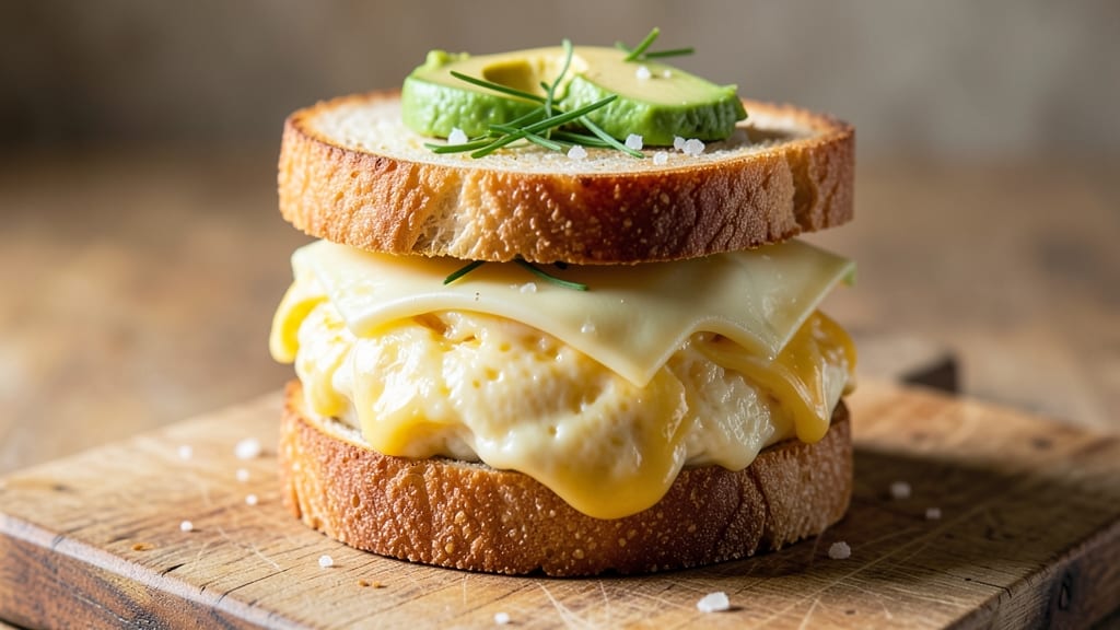 Vegetarian Egg Sandwich Recipe: Fluffy Eggs and Crispy Toasted Bread