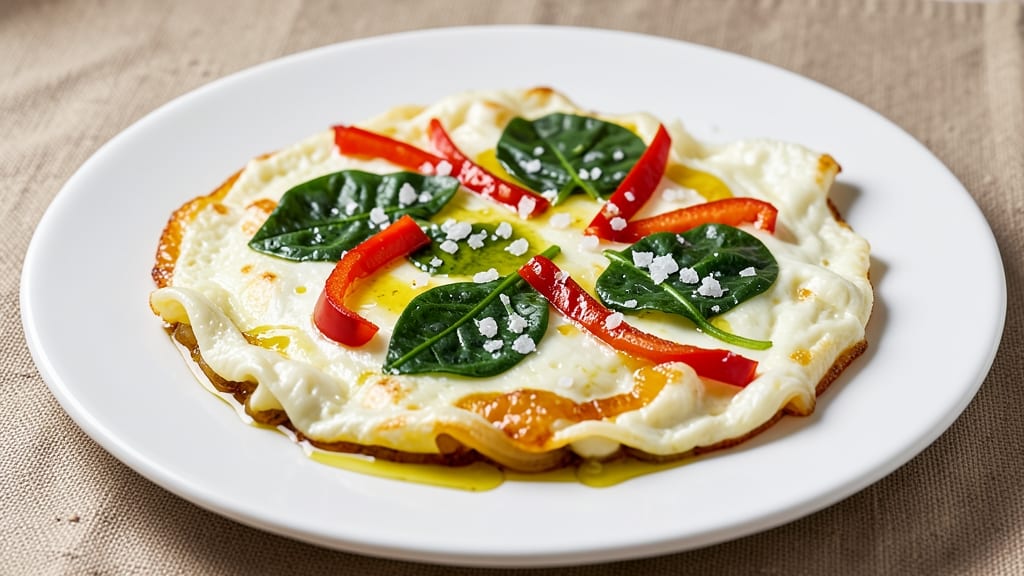 Veggie Egg Omelet Recipe: Fluffy Layers With Melty Cheese and Crispy Greens