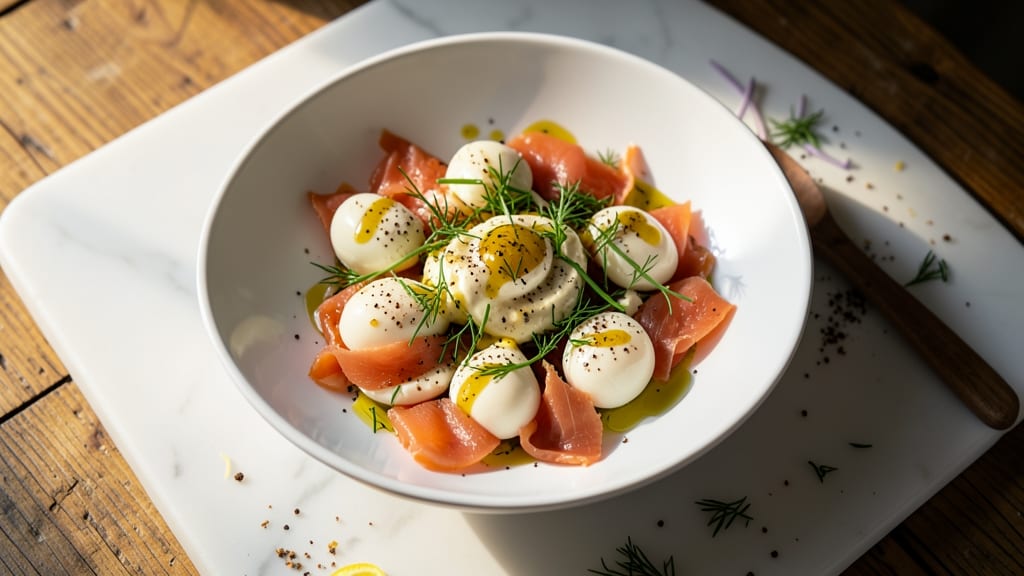 Smoked Salmon Egg Salad Recipe: Smoky Creaminess With Flaky Fish Bites