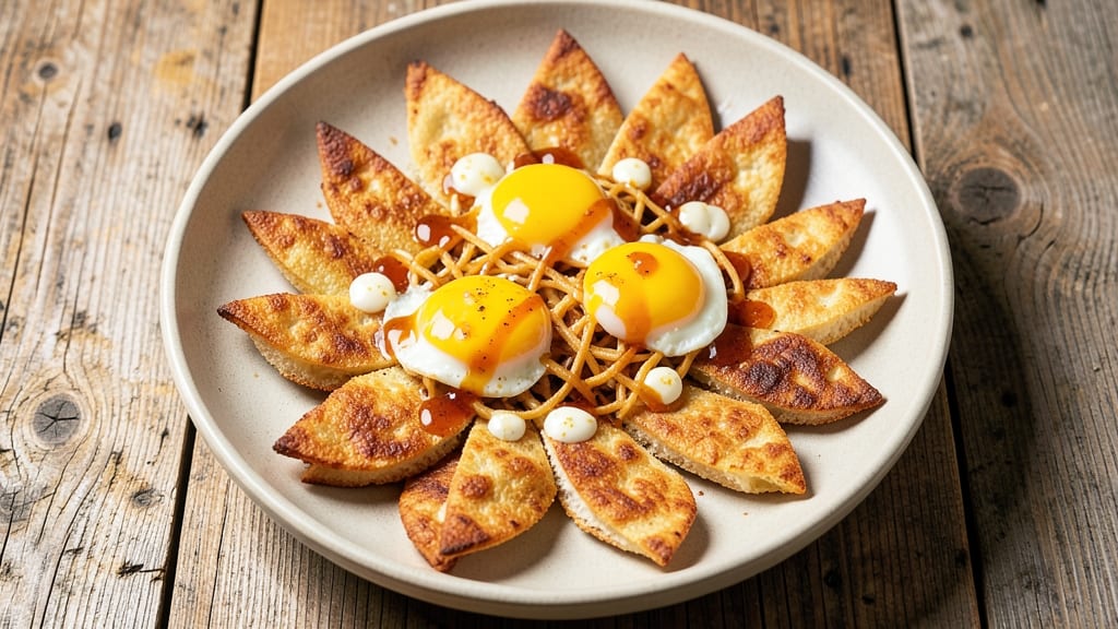 Air Fryer Egg Bread Recipe: Crispy Tortilla Cups With Runny Yolk Magic