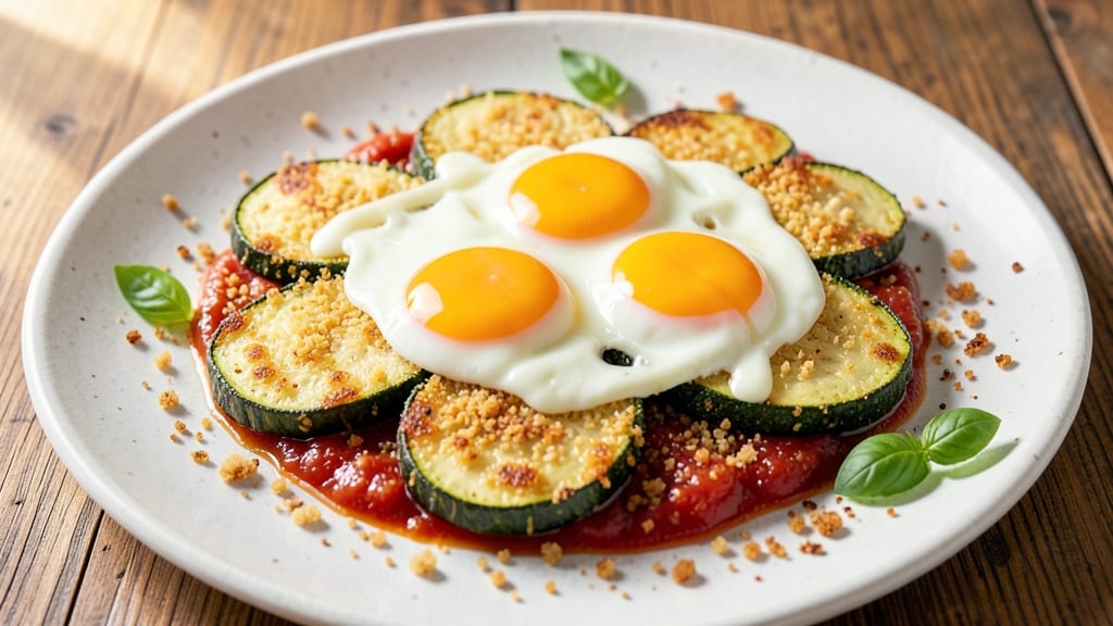 Zucchini Egg Parmesan Recipe: Crispy Topped Comfort in 20 Minutes