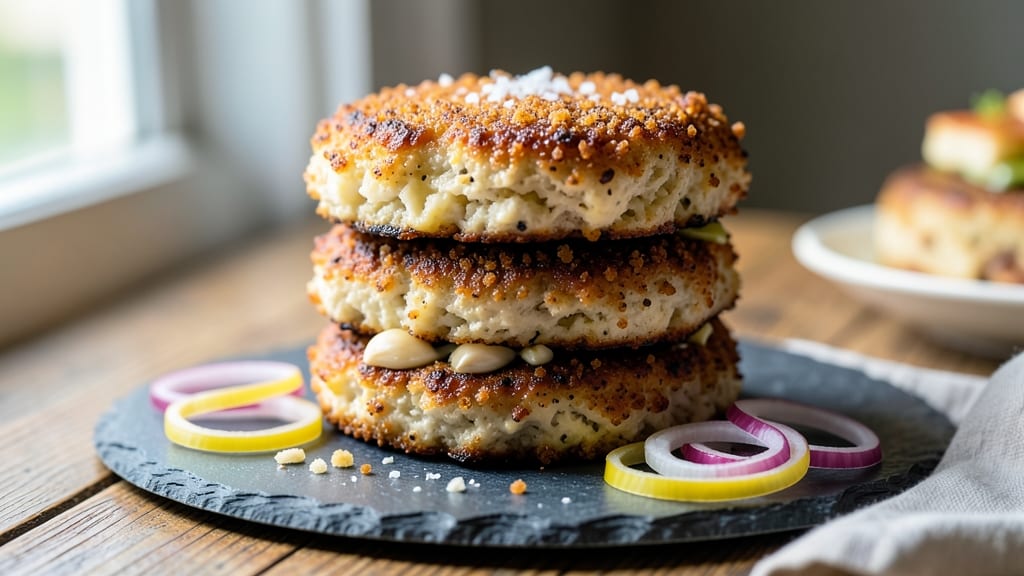Hamburger Patty Recipe With Egg and Bread Crumbs: Crispy-Edged, Juicy-Core Bites