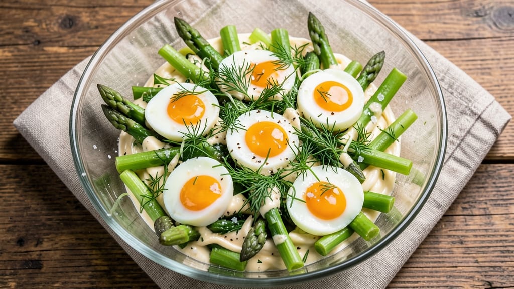 Asparagus Egg Salad Recipe: Crunchy Greens and Creamy Yolk Magic