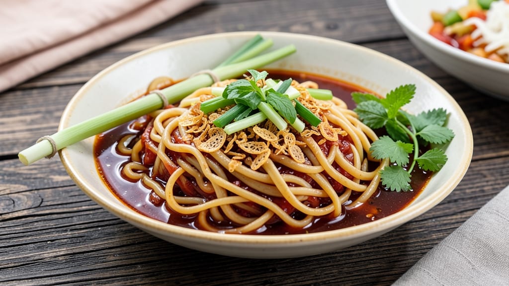 Vietnamese Egg Noodles Recipe: Fragrant Lemongrass and Chili Oil Twist