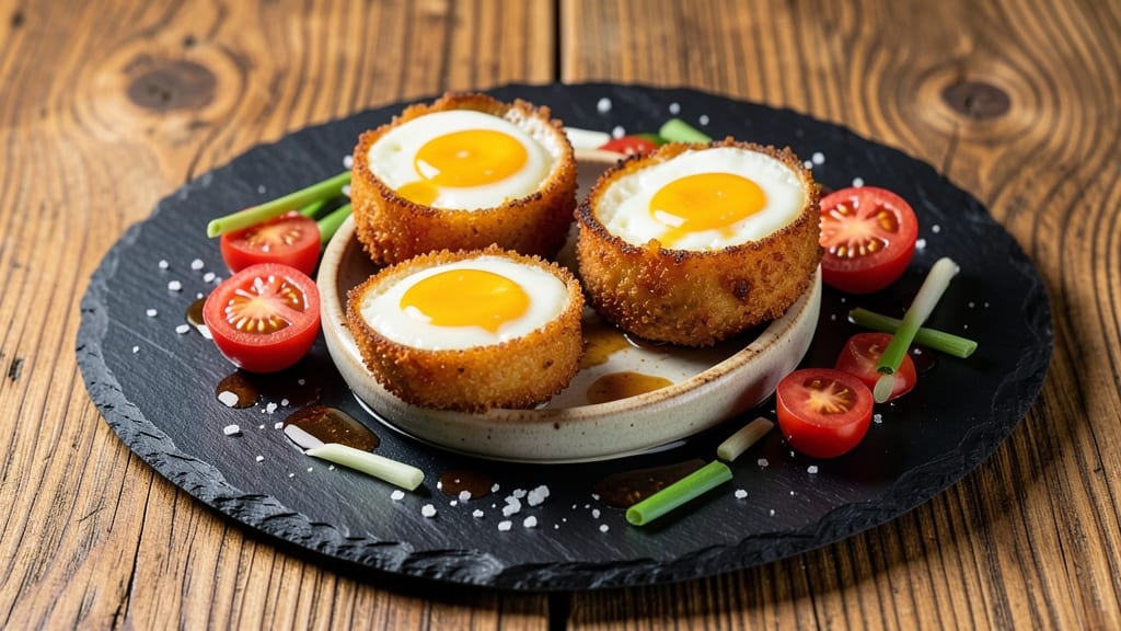 Fried Boiled Eggs Recipe: Crispy Crunch and Creamy Yolk Contrast