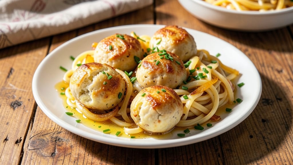 Slovak Egg Balls Recipe: Crispy Noodle-Wrapped Bites With Runny Yolk Magic