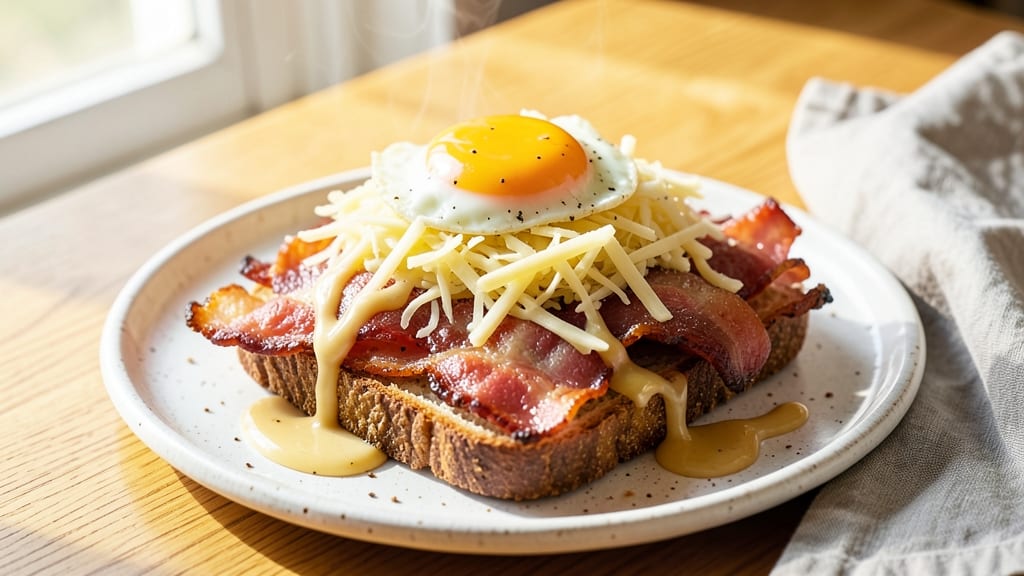 Bacon Egg and Cheese NYC Recipe: Crispy Sandwich With Runny Yolk Magic