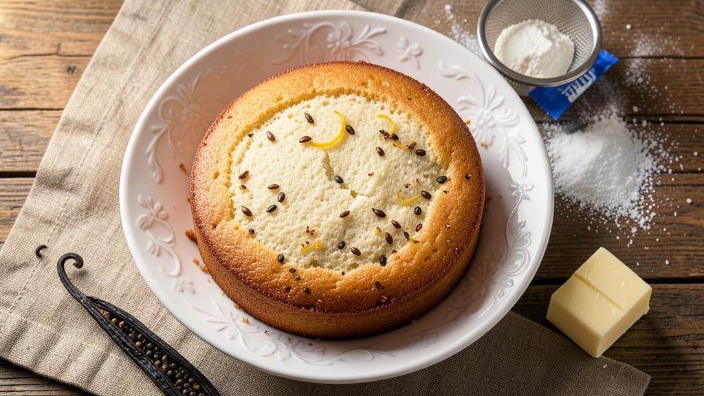 3 Egg Pound Cake Recipe: Ultra-Moist Layers With Vanilla Bean Whisked Through