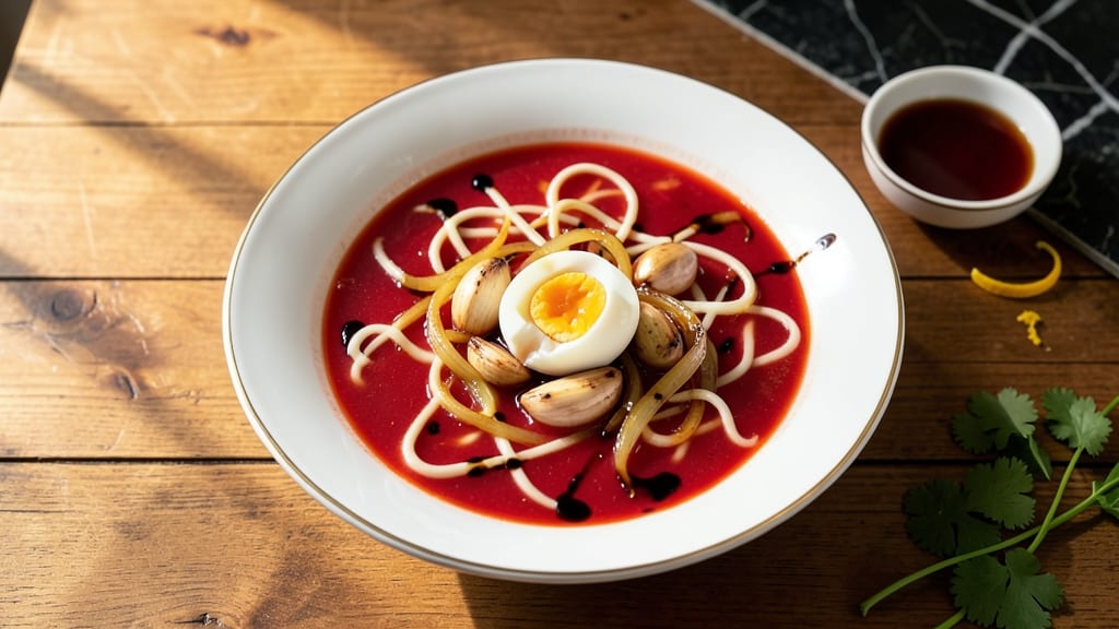 Tomato Egg Soup Chinese Recipe: Silky Yolk Ribbons in Light Broth