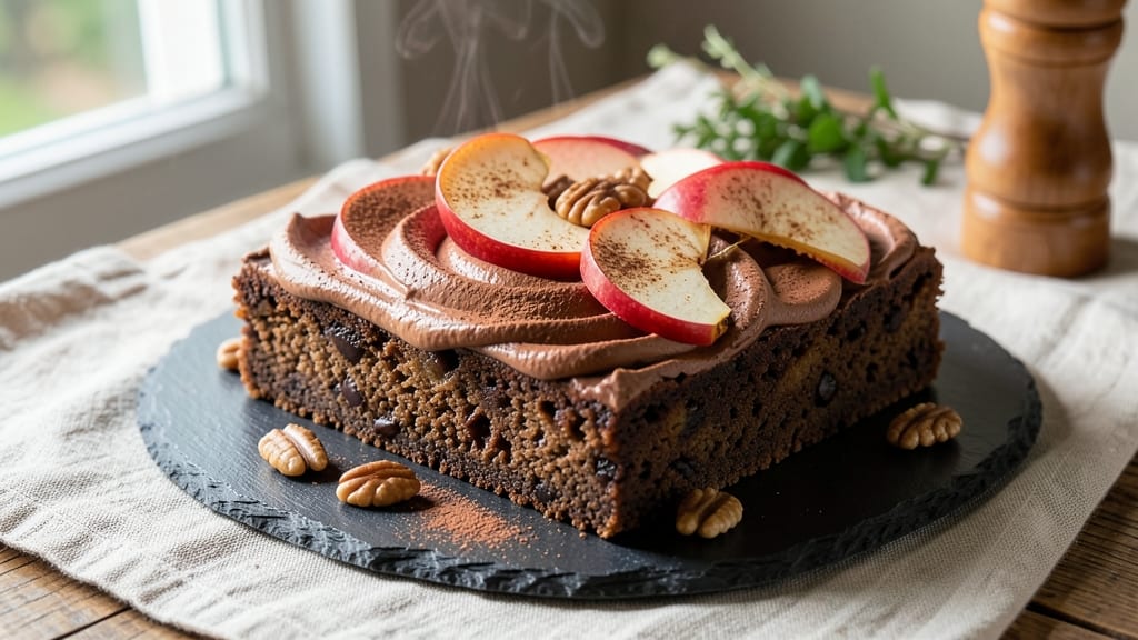 Apple Cocoa Egg Brownie Recipe: Fudgy Cocoa Depth With Vanilla Bean Swirls