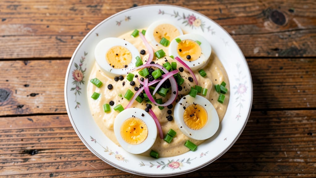 Southern Style Egg Salad Recipe: Southern-Style Creaminess With Crispy Cracked Pepper Bite