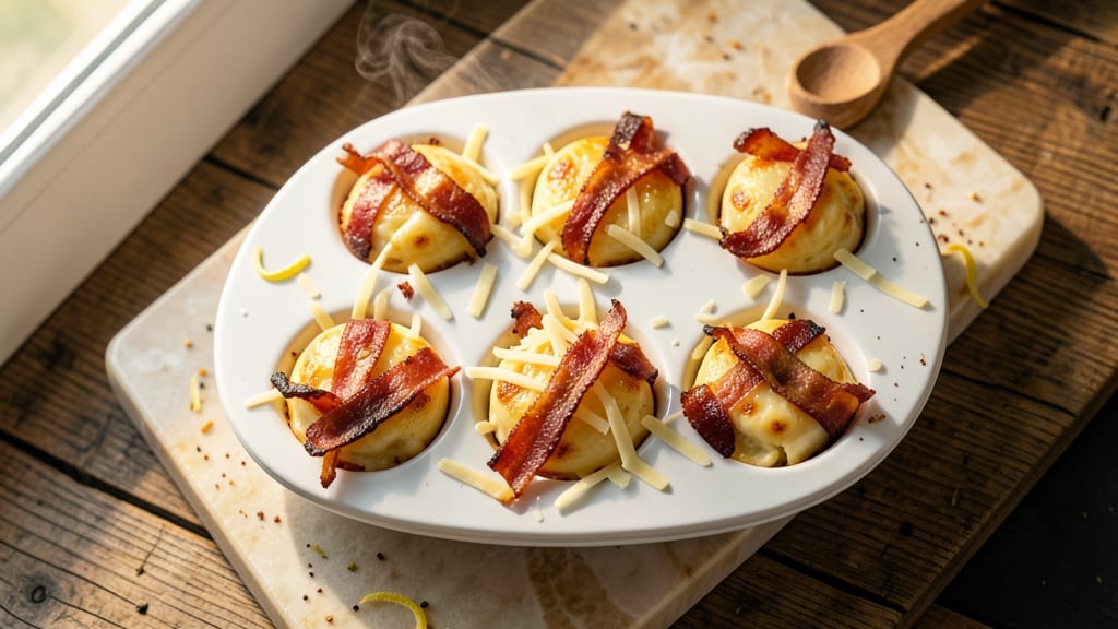 Starbucks Bacon Cheese Egg Bites Recipe: Crispy Edges and Melty Centers in 15 Minutes