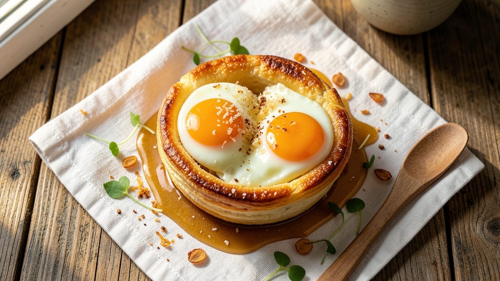 Soft-Boiled Eggs in Biscuits Recipe: Runny Yolk Magic With Buttery Pillows