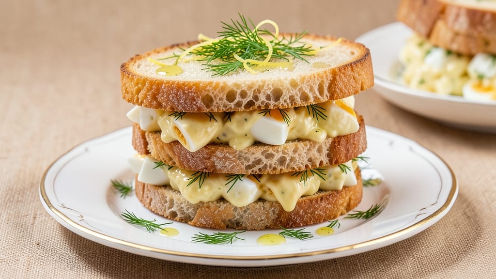 Afternoon Tea Egg Salad Sandwich Recipe: Crispy Wraps With Fresh Dill Magic