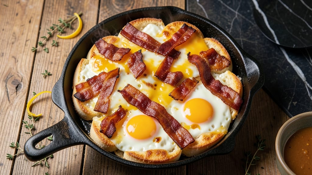 Bacon, Egg, and Cheese Biscuit Casserole Recipe: Crispy-Topped Breakfast Bake in One Dish