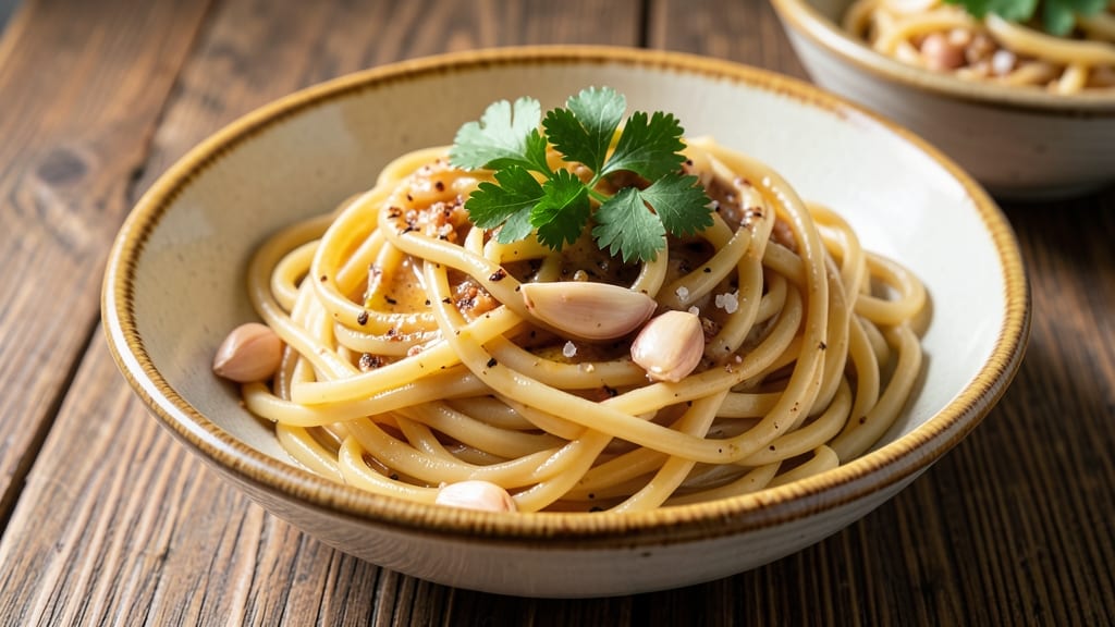 Tasty Egg Noodles Recipe: Silky Garlic Butter Coating in 20 Minutes