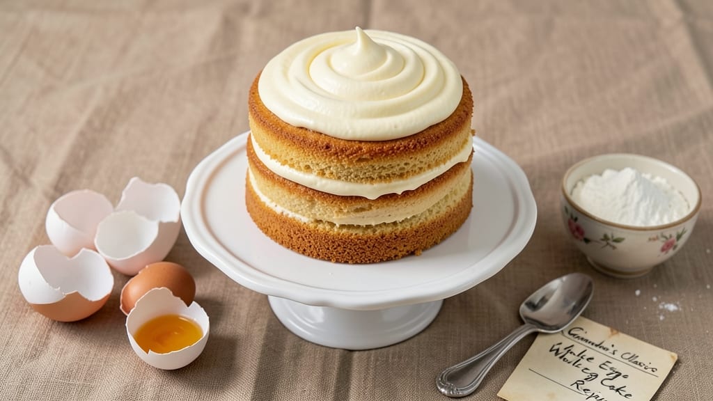 Whole Egg Cake Recipe: Crispy Crust and Runny Yolk Magic