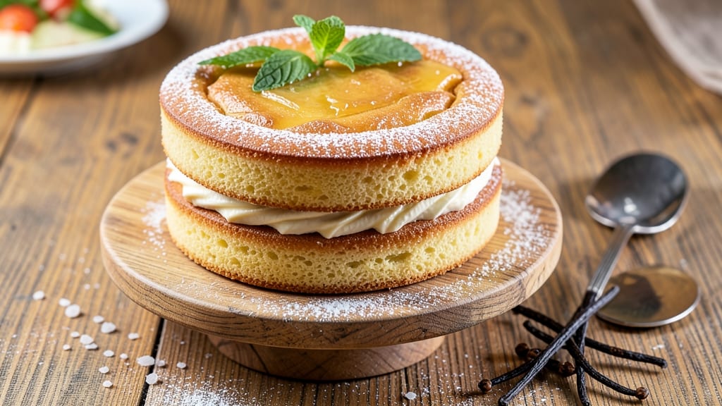 3 Egg Sponge Cake Recipe: Light-as-Air Layers With Vanilla Infusion