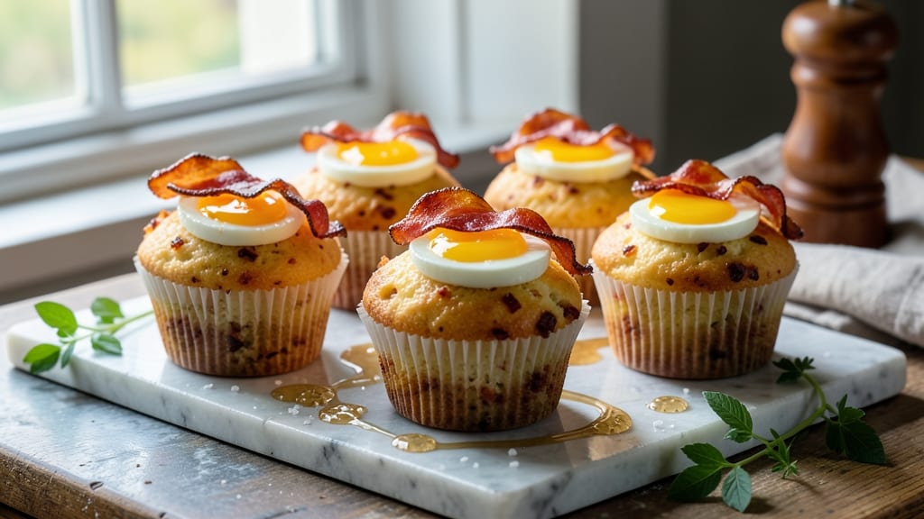 Bacon and Egg Cupcakes Recipe: Savory Bites With Crispy Top and Runny Yolk Magic