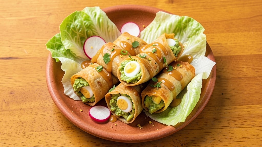 Avocado Club Egg Rolls CPK Recipe: Crispy Tortilla Wraps With Creamy Yolk Magic