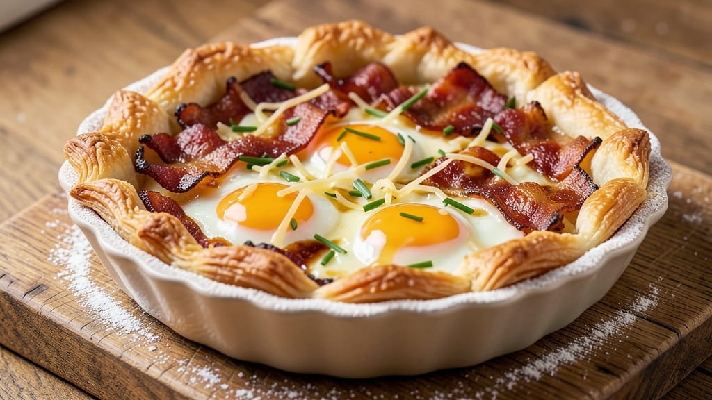 Bacon and Egg Pies Recipe UK: Flaky Pastry Cradles Savory Crunch