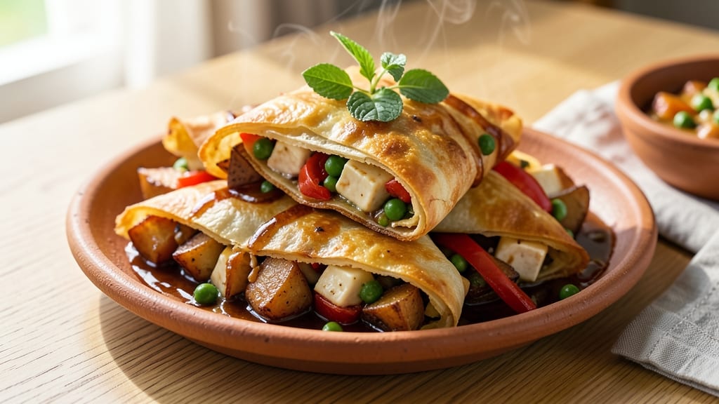 Vegetable Egg Roll Recipe Indian: Spiced Crispy Rolls With Fresh Herbs