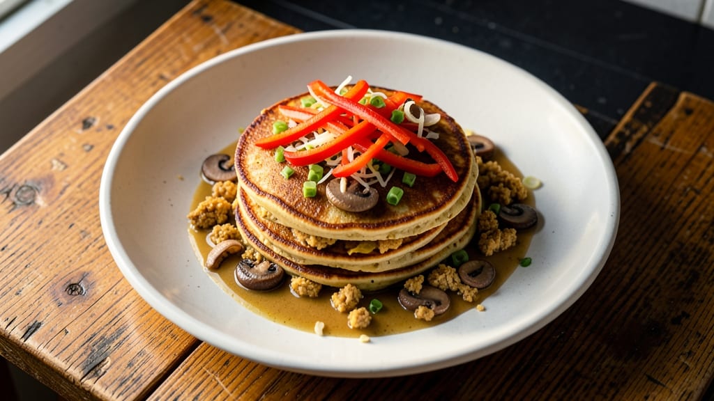 Veggie Egg Foo Young Recipe: Crispy Tortilla Wraps with Silky Yolk Magic