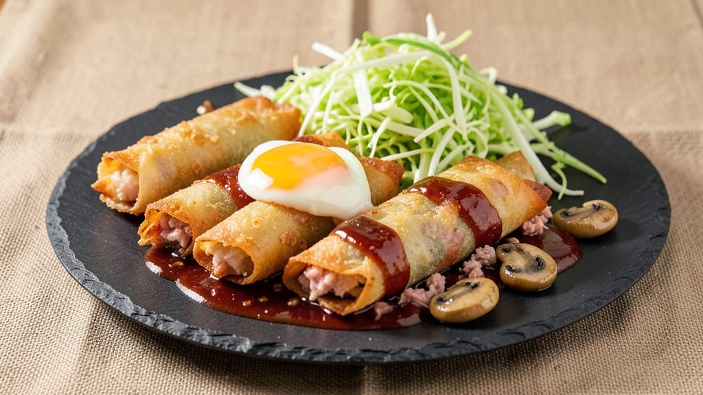 Yard House Moo Shu Egg Rolls Recipe: Crispy Wraps With Silky Scrambled Eggs