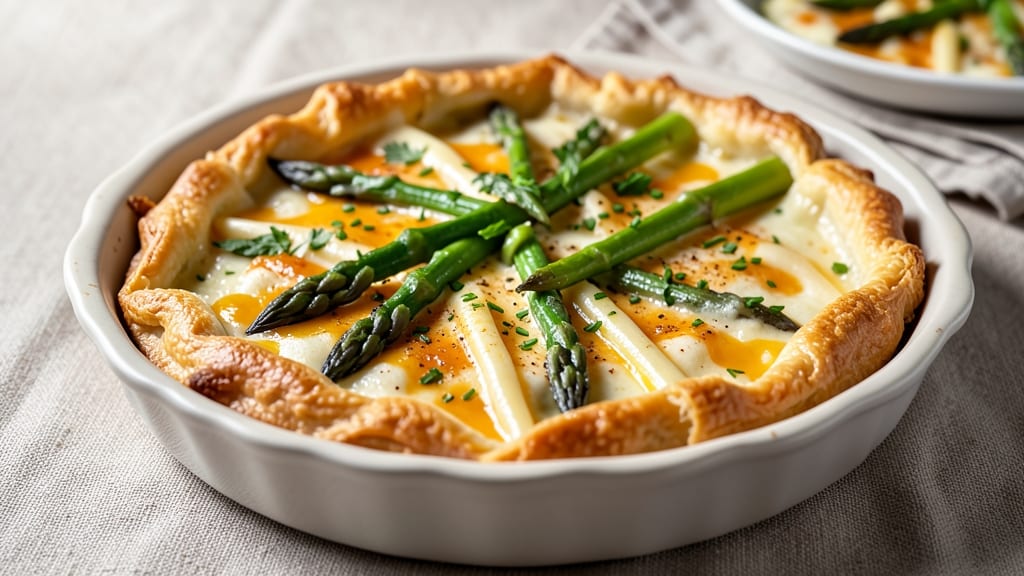 Asparagus Egg Quiche Recipe: Golden Crust With Earthy Greens