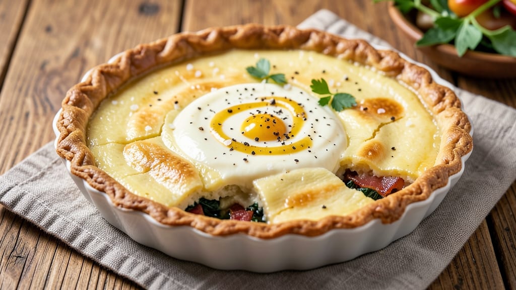 2 Egg Quiche Recipe: Crispy Crust, Silky Eggs, Zero Shortcuts
