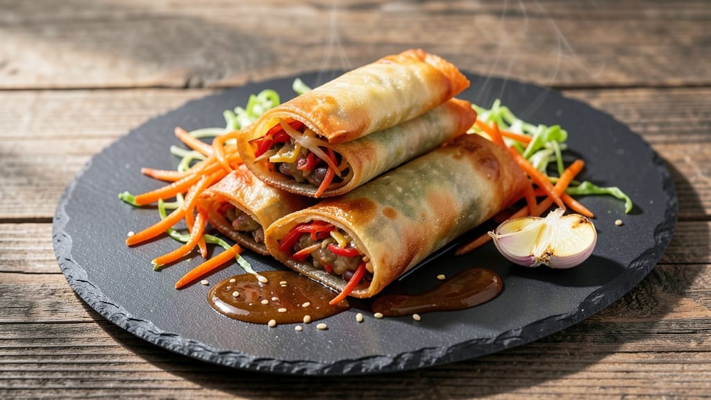 Vegetarian Egg Roll Recipe With Bean Sprouts: Crispy Wraps Packed With Fresh Crunch