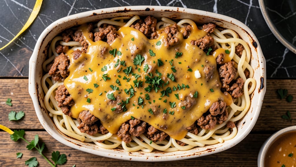 Turkey and Egg Noodle Casserole Recipe: One-Pan Comfort with Crispy Top