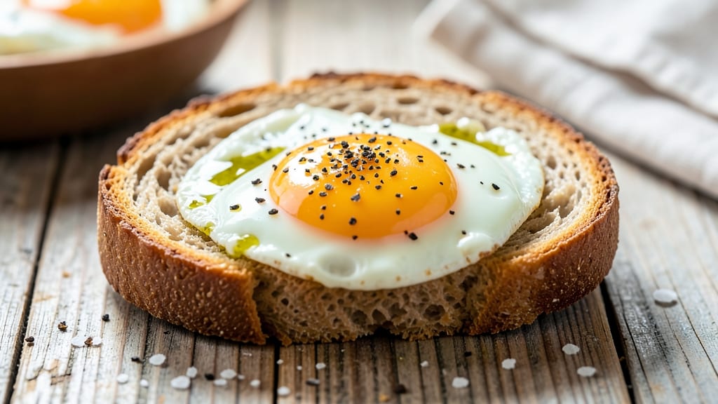 Sourdough Egg Sandwich Recipe: Crispy Toasted Bread and Runny Yolk Magic