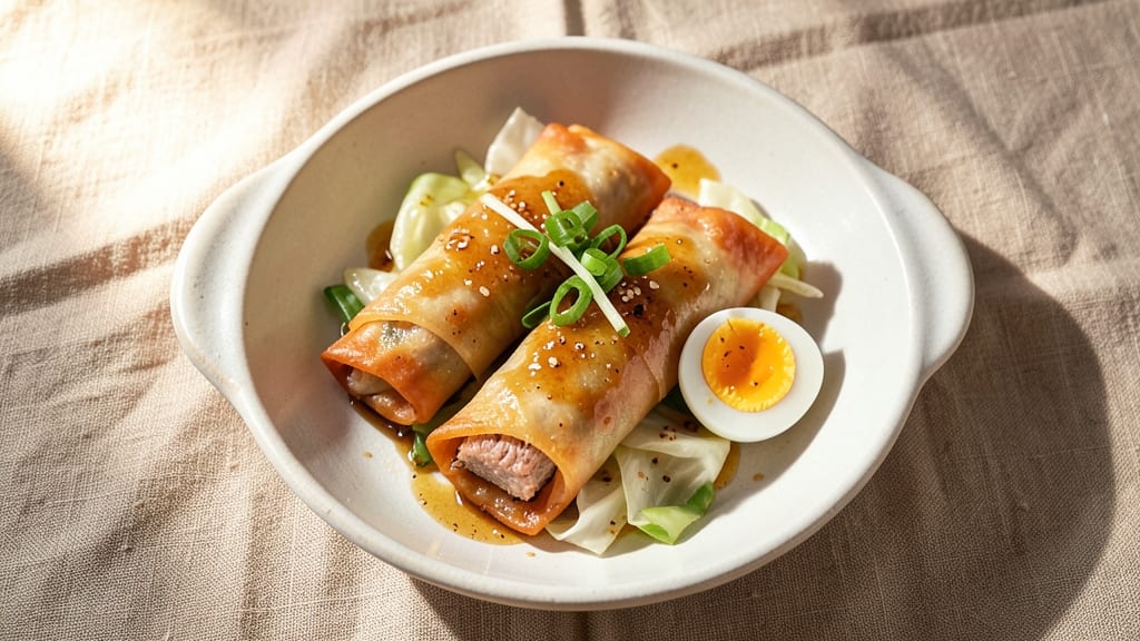 Soft Egg Roll Recipe: Flaky Wrappers With Silky Scrambled Centers