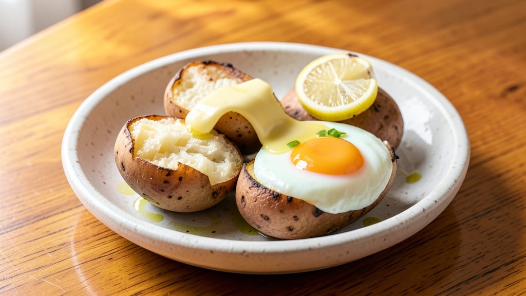 2 Potatoes and 1 Egg Recipe: Crispy Foil-Crunch with Runny Yolk Magic
