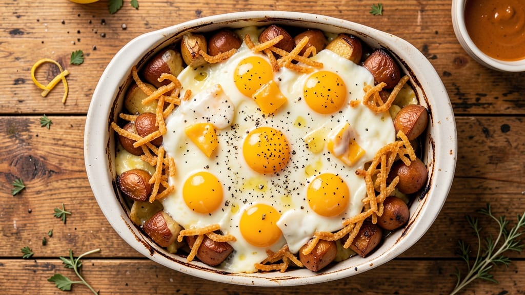 Amish Egg Casserole Recipe: Savory Potato and Cheese Bake for Breakfast Crowds