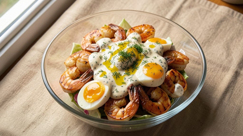 Shrimp and Egg Salad Recipe: Zesty Protein-Packed Bites in 15 Minutes
