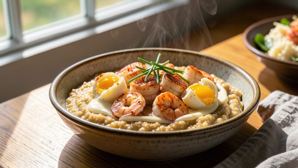 Another Broken Egg Shrimp and Grits Copycat Recipe: Crispy Pepper Bite Meets Creamy Vanilla Bean Magic