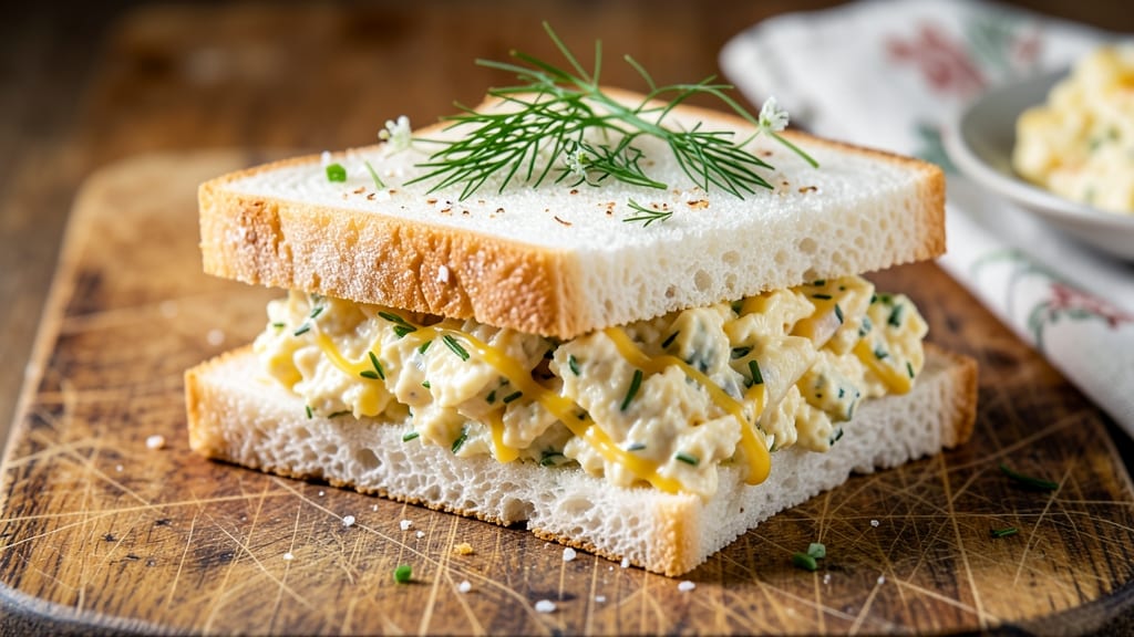Amazing Egg Salad Sandwich Recipe: Crispy Bread and Creamy Yolk Magic